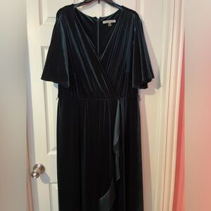 Green Velvet Dress: SOLD via FB